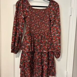 Floral Long Sleeve Dress
